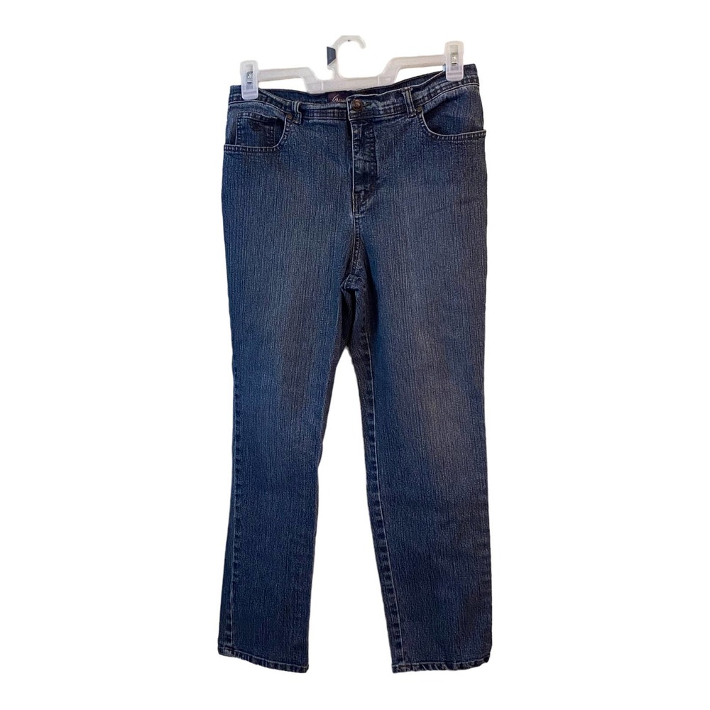 Gloria Vanderbilt Womens Jeans Size 12 Short Denim Blue 5 Pocket